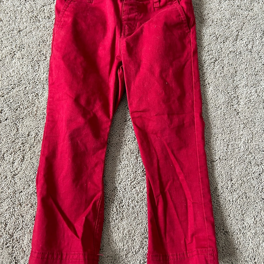 Cat & Jack Red Toddler Pants